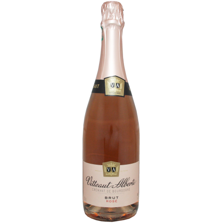 Crémant de Bourgogne Brut rosé Vitteaut Alberti
