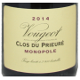 vin biologique Bourgogne Vougeot 2014