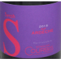 Syrah Courbis 2019 étiquette violette