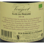 Vin biodynamie Vougeot Bourgogne rouge 2018 Clos du Prieuré