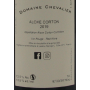 Bourgogne rouge de caractère, puissant, Aloxe Corton Chevalier