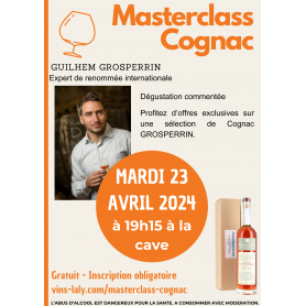 Masterclass Cognac - Mardi 23 Avril 2024