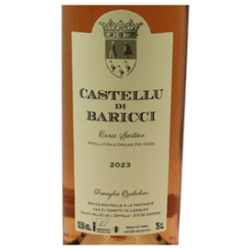 Corse Sartène rosé 2023 Castellu di Baricci
