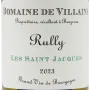 Rully 1er Cru Les Saint-Jacques 2023 – Domaine De Villaine : fraîcheur et précision du millésime