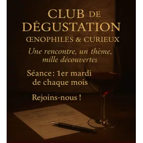 Adhésion Club de dégustation Séance du Mardi